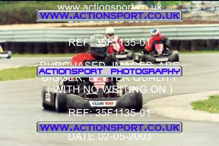 Photo: 35F1135-01 ActionSport Photography 02/05/2003 Club 100 Kart Enduro - Clay Pigeon Raceway _1_AllDrivers #11