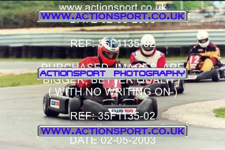 Photo: 35F1135-02 ActionSport Photography 02/05/2003 Club 100 Kart Enduro - Clay Pigeon Raceway _1_AllDrivers #7