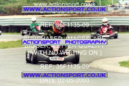 Photo: 35F1135-09 ActionSport Photography 02/05/2003 Club 100 Kart Enduro - Clay Pigeon Raceway _1_AllDrivers #23