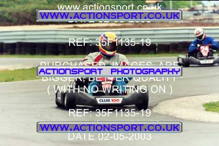 Photo: 35F1135-19 ActionSport Photography 02/05/2003 Club 100 Kart Enduro - Clay Pigeon Raceway _1_AllDrivers #9