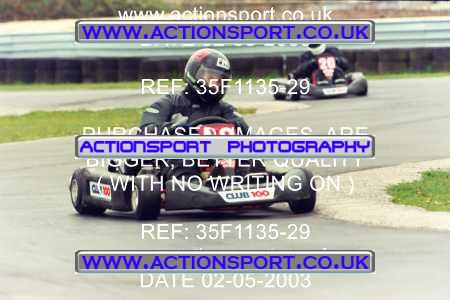 Photo: 35F1135-29 ActionSport Photography 02/05/2003 Club 100 Kart Enduro - Clay Pigeon Raceway _1_AllDrivers #16