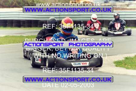 Photo: 35F1135-34 ActionSport Photography 02/05/2003 Club 100 Kart Enduro - Clay Pigeon Raceway _1_AllDrivers #33