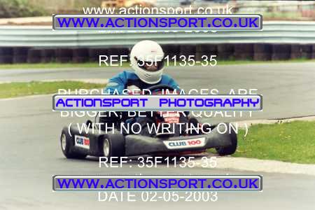 Photo: 35F1135-35 ActionSport Photography 02/05/2003 Club 100 Kart Enduro - Clay Pigeon Raceway _1_AllDrivers #27