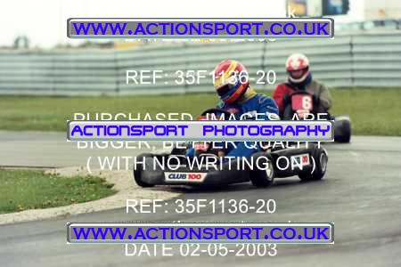Photo: 35F1136-20 ActionSport Photography 02/05/2003 Club 100 Kart Enduro - Clay Pigeon Raceway _1_AllDrivers #33