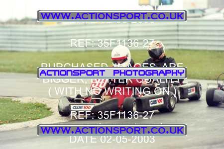 Photo: 35F1136-27 ActionSport Photography 02/05/2003 Club 100 Kart Enduro - Clay Pigeon Raceway _1_AllDrivers #29
