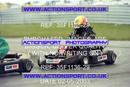 Photo: 35F1136-29 ActionSport Photography 02/05/2003 Club 100 Kart Enduro - Clay Pigeon Raceway _1_AllDrivers #14