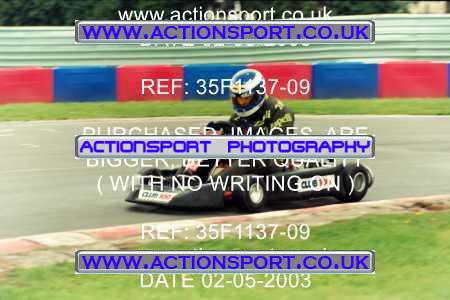 Photo: 35F1137-09 ActionSport Photography 02/05/2003 Club 100 Kart Enduro - Clay Pigeon Raceway _1_AllDrivers #2