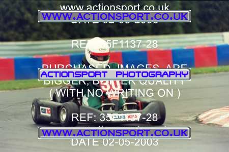 Photo: 35F1137-28 ActionSport Photography 02/05/2003 Club 100 Kart Enduro - Clay Pigeon Raceway _1_AllDrivers #30