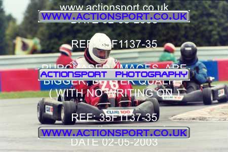 Photo: 35F1137-35 ActionSport Photography 02/05/2003 Club 100 Kart Enduro - Clay Pigeon Raceway _1_AllDrivers #26
