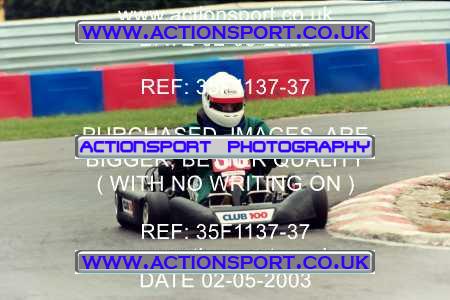 Photo: 35F1137-37 ActionSport Photography 02/05/2003 Club 100 Kart Enduro - Clay Pigeon Raceway _1_AllDrivers #30