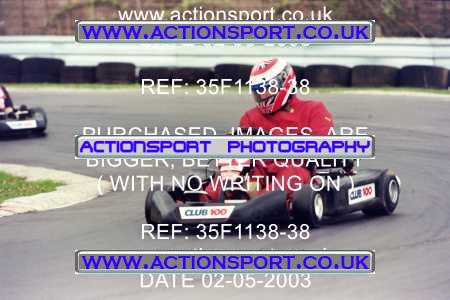 Photo: 35F1138-38 ActionSport Photography 02/05/2003 Club 100 Kart Enduro - Clay Pigeon Raceway _1_AllDrivers #29