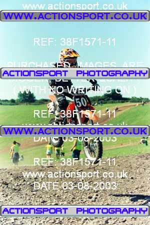 Photo: 38F1571-11 ActionSport Photography 03/08/2003 YMSA Hants & Dorset YMC - Martinstown _1_65s #50