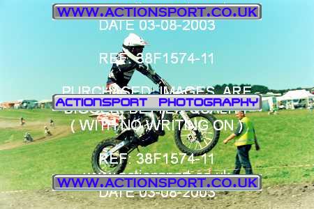 Photo: 38F1574-11 ActionSport Photography 03/08/2003 YMSA Hants & Dorset YMC - Martinstown _2_SmallWheel85s #63