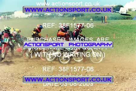 Photo: 38F1577-06 ActionSport Photography 03/08/2003 YMSA Hants & Dorset YMC - Martinstown _3_BigWheel85s #24