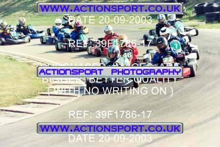Photo: 39F1786-17 ActionSport Photography 20/09/2003 F6 Karting - Bayford Meadow _3_HondaJuniorProKart-F6JuniorStandard #46