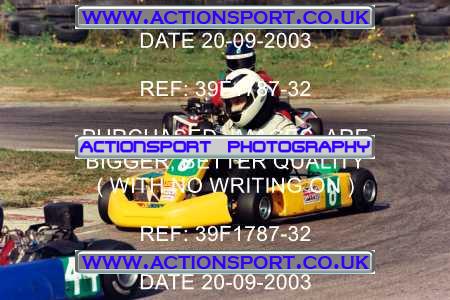Photo: 39F1787-32 ActionSport Photography 20/09/2003 F6 Karting - Bayford Meadow _3_HondaJuniorProKart-F6JuniorStandard #8