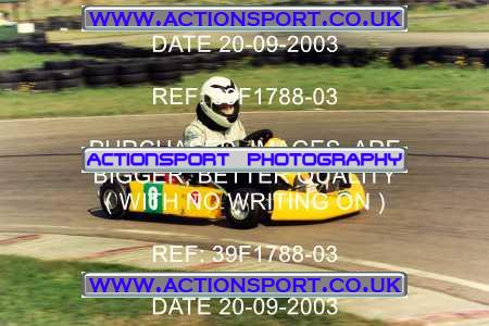 Photo: 39F1788-03 ActionSport Photography 20/09/2003 F6 Karting - Bayford Meadow _3_HondaJuniorProKart-F6JuniorStandard #8