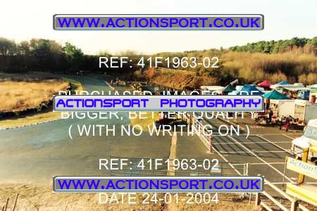 Photo: 41F1963-02 ActionSport Photography 24/01/2004 Camberley Kart Club - Blackbushe  _0_Track #1