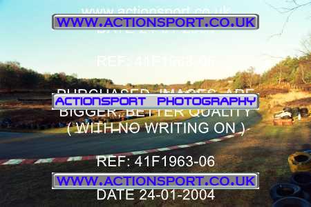 Photo: 41F1963-06 ActionSport Photography 24/01/2004 Camberley Kart Club - Blackbushe  _0_Track #1