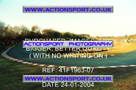 Photo: 41F1963-07 ActionSport Photography 24/01/2004 Camberley Kart Club - Blackbushe  _0_Track #1