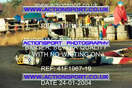 Photo: 41F1967-19 ActionSport Photography 24/01/2004 Camberley Kart Club - Blackbushe  _2_MiniMax_JuniorTKM #26