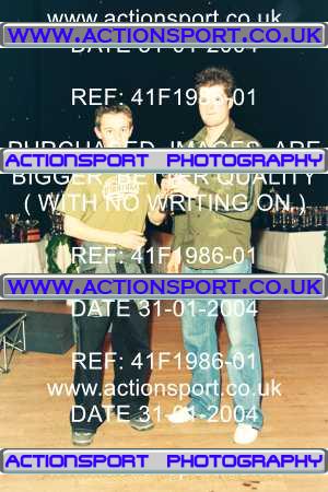 Photo: 41F1986-01 ActionSport Photography 31/01/2004 YMSA Poole & Parkstone MC Presentation _1_AllPhotos #4