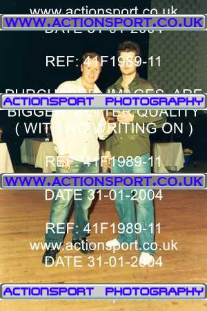 Photo: 41F1989-11 ActionSport Photography 31/01/2004 YMSA Poole & Parkstone MC Presentation _1_AllPhotos #9