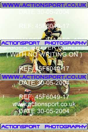 Photo: 45F6049-17 ActionSport Photography 30/05/2004 AMCA Plymouth MCC - Landrake _5_125JuniorsGroup2 #186