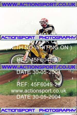 Photo: 45F6049-29 ActionSport Photography 30/05/2004 AMCA Plymouth MCC - Landrake _5_125JuniorsGroup2 #186