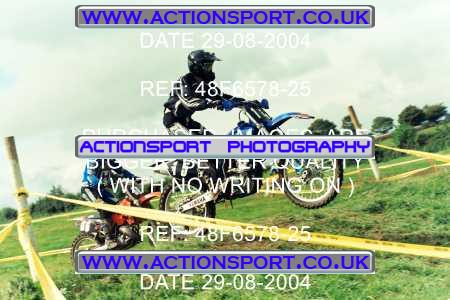 Photo: 48F6578-25 ActionSport Photography 29/08/2004 AMCA Tormarton MXC - Farleigh Castle _2_125JuniorsGroup1 #15