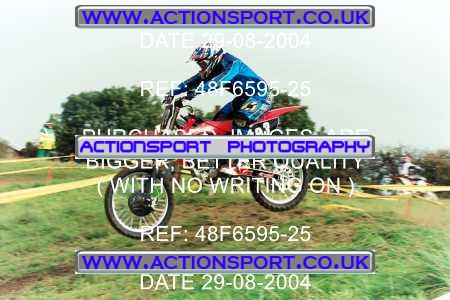 Photo: 48F6595-25 ActionSport Photography 29/08/2004 AMCA Tormarton MXC - Farleigh Castle _9_125JuniorsGroup2 #183