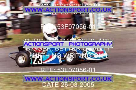 Photo: 53F07056-01 ActionSport Photography 26/03/2005 Camberley Kart Club - Blackbushe _1_Cadets #23