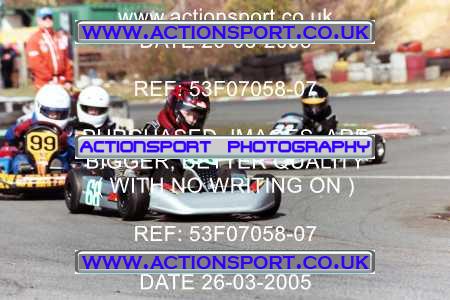 Photo: 53F07058-07 ActionSport Photography 26/03/2005 Camberley Kart Club - Blackbushe _1_Cadets #68