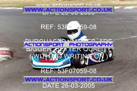 Photo: 53F07059-08 ActionSport Photography 26/03/2005 Camberley Kart Club - Blackbushe _1_Cadets #22