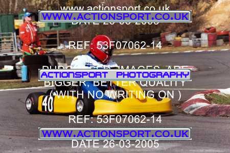 Photo: 53F07062-14 ActionSport Photography 26/03/2005 Camberley Kart Club - Blackbushe _5_RotaxMax #40