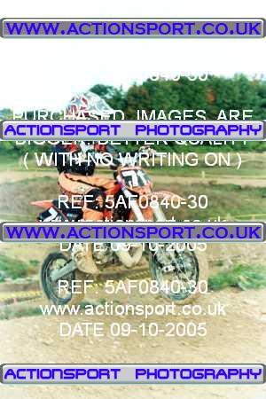 Photo: 5AF0840-30 ActionSport Photography 09/10/2005 Ringwood MXC - Foxholes  _1_Juniors #71