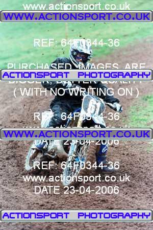 Photo: 64F0344-36 ActionSport Photography 23/04/2006 AMCA Ollerton MC - Bevercotes  _8_250-750Juniors #61