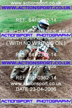 Photo: 64F0362-14 ActionSport Photography 23/04/2006 AMCA Ollerton MC - Bevercotes  _8_250-750Juniors #235