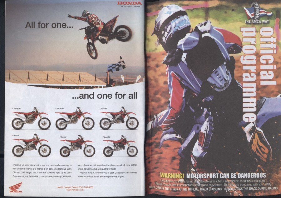 Event programme page