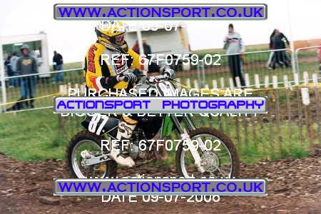 Photo: 67F0759-02 ActionSport Photography 09/07/2006 AMCA Tormarton MXC - Marshfield  _3_InterJuniors #87