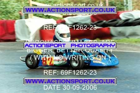 Photo: 69F1262-23 ActionSport Photography 30/09/2006 F6 Karting - Buckmore Park _3_Cadets #82