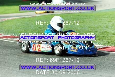 Photo: 69F1267-12 ActionSport Photography 30/09/2006 F6 Karting - Buckmore Park _3_Cadets #82