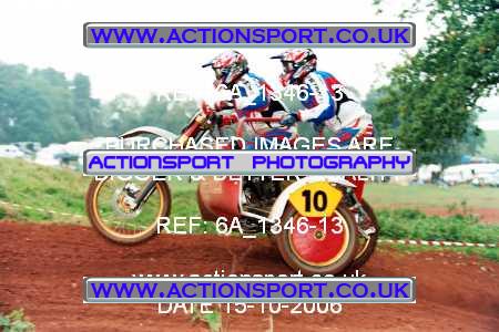Photo: 6A_1346-13 ActionSport Photography 15/10/2006 AMCA Upton Motorsports Club [SUN] - Bromsberrow  _4_Sidecars #10