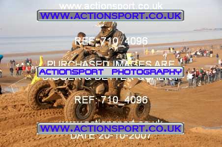 Photo: 710_4096 ActionSport Photography 20,21/10/2007 Weston Beach Race 2007  _2_AdultQuads-Sidecars #260