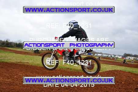 Photo: F40_1231 ActionSport Photography 04/04/2015 Thornbury MX Practice - Westonbirt _5_Juniors