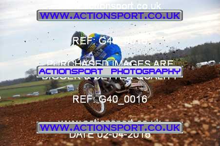 Photo: G40_0016 ActionSport Photography 02/04/2016 Thornbury MX Practice - Westonbirt 0930_Experts-Seniors