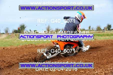 Photo: G40_0071 ActionSport Photography 02/04/2016 Thornbury MX Practice - Westonbirt 0930_Experts-Seniors